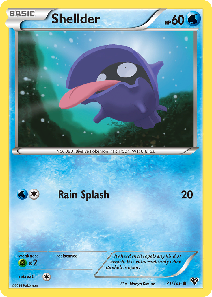 Shellder (31/146) [XY: Base Set] | Shuffle n Cut Hobbies & Games