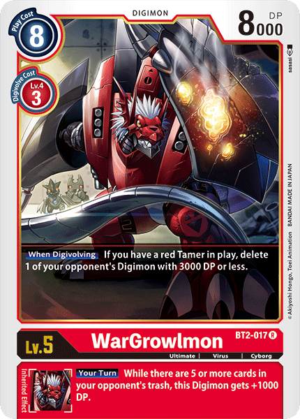 WarGrowlmon [BT2-017] [Release Special Booster Ver.1.0] | Shuffle n Cut Hobbies & Games