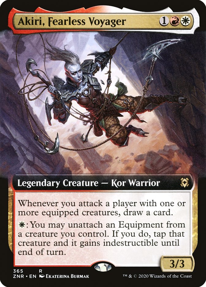 Akiri, Fearless Voyager (Extended Art) [Zendikar Rising] | Shuffle n Cut Hobbies & Games