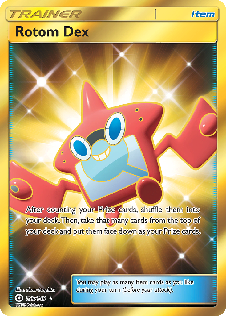 Rotom Dex (159/149) [Sun & Moon: Base Set] | Shuffle n Cut Hobbies & Games