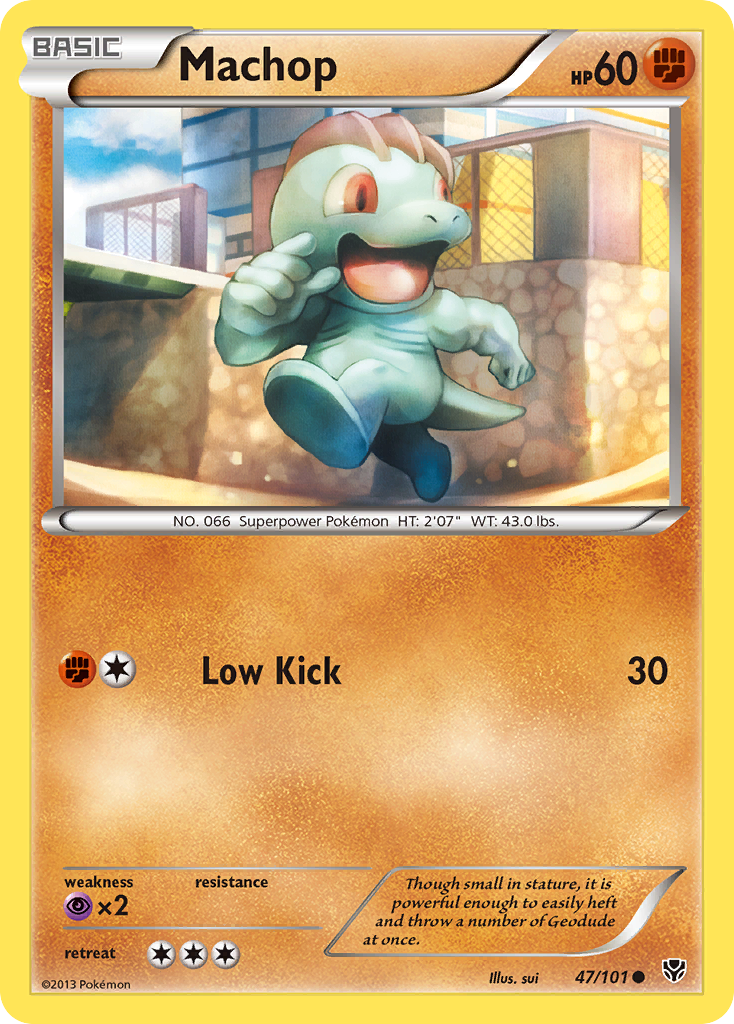 Machop (47/101) [Black & White: Plasma Blast] | Shuffle n Cut Hobbies & Games