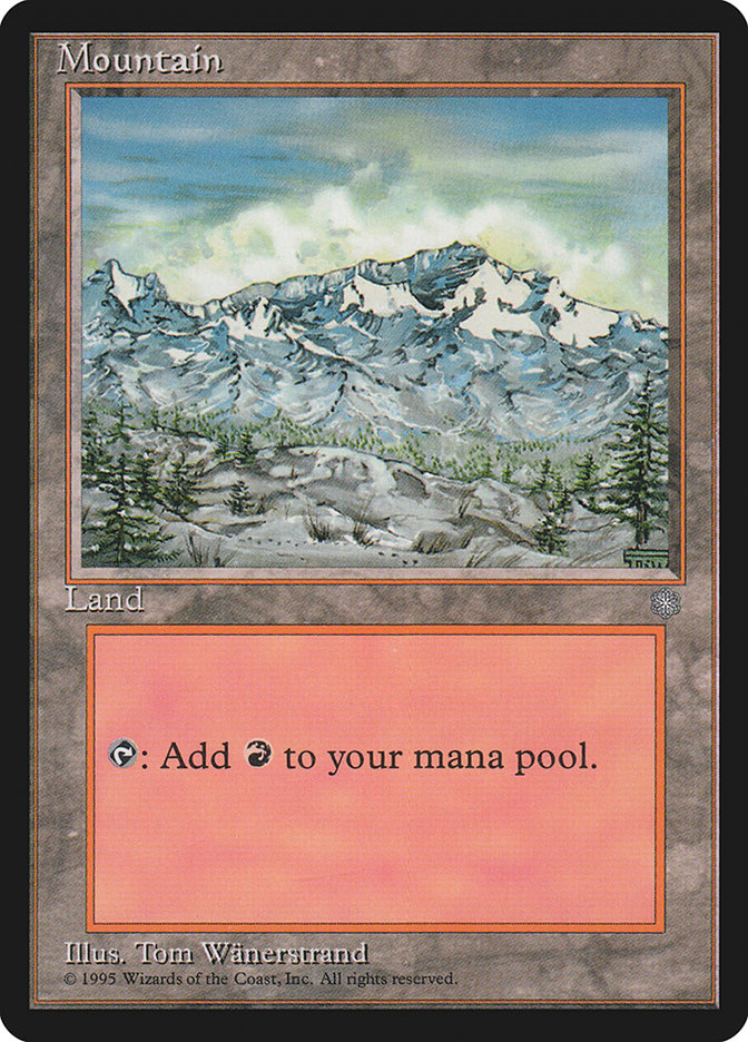 Mountain (Trees Visible / Signature on Right) [Ice Age] | Shuffle n Cut Hobbies & Games