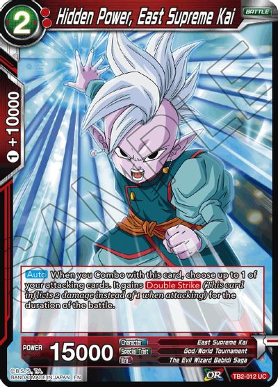 Hidden Power, East Supreme Kai (Reprint) (TB2-012) [Battle Evolution Booster] | Shuffle n Cut Hobbies & Games