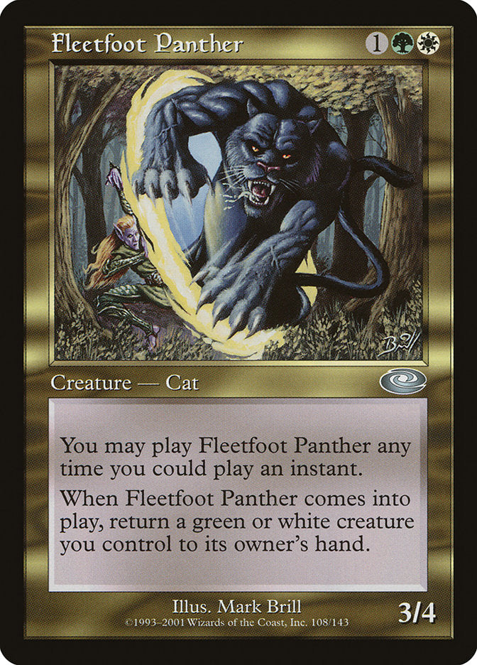 Fleetfoot Panther [Planeshift] | Shuffle n Cut Hobbies & Games