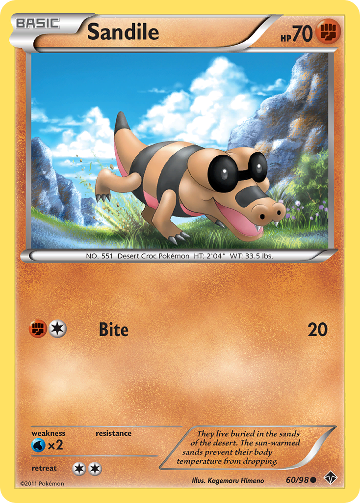 Sandile (60/98) [Black & White: Emerging Powers] | Shuffle n Cut Hobbies & Games