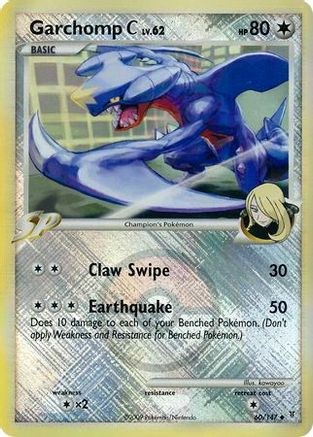 Garchomp C (60/147) (League Promo) [Platinum: Supreme Victors] | Shuffle n Cut Hobbies & Games