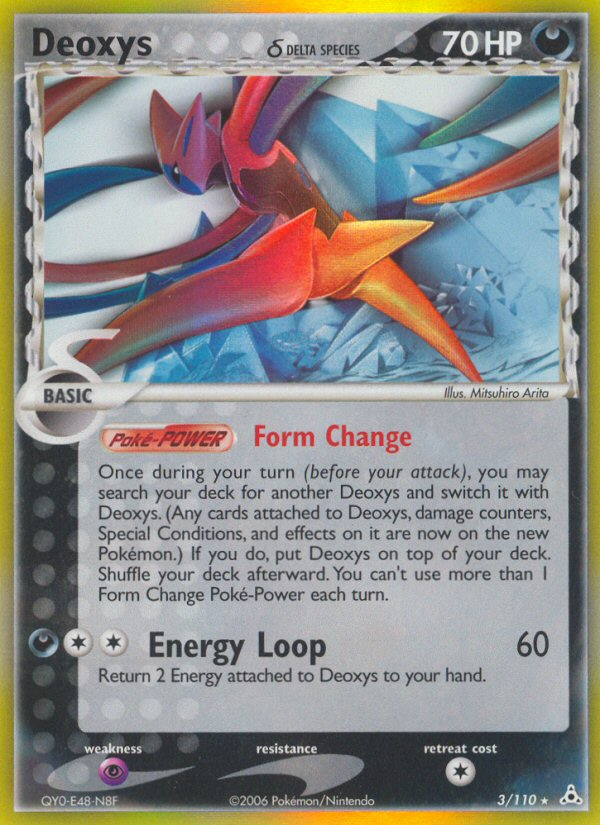 Deoxys (3/110) (Delta Species) [EX: Holon Phantoms] | Shuffle n Cut Hobbies & Games