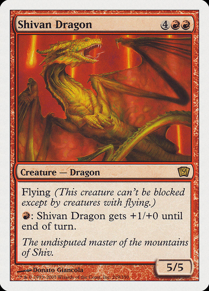 Shivan Dragon [Ninth Edition] | Shuffle n Cut Hobbies & Games