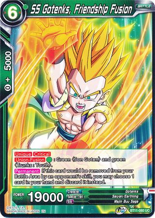 SS Gotenks, Friendship Fusion [BT11-080] | Shuffle n Cut Hobbies & Games