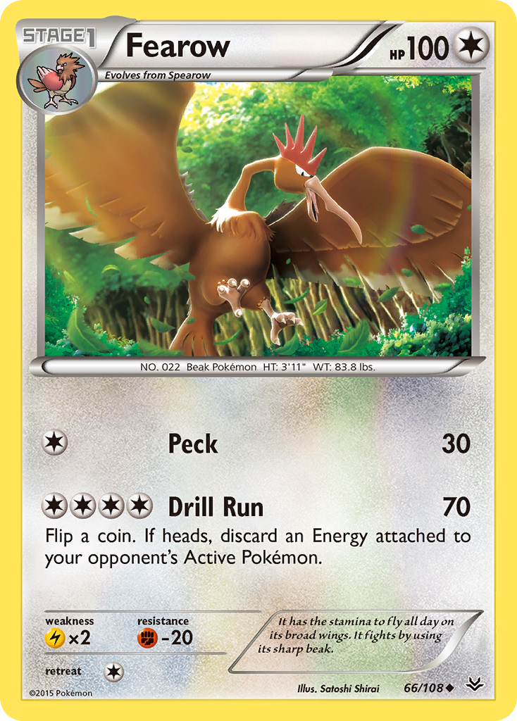 Fearow (66/108) [XY: Roaring Skies] | Shuffle n Cut Hobbies & Games