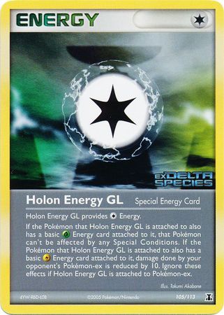 Holon Energy GL (105/113) (Stamped) [EX: Delta Species] | Shuffle n Cut Hobbies & Games