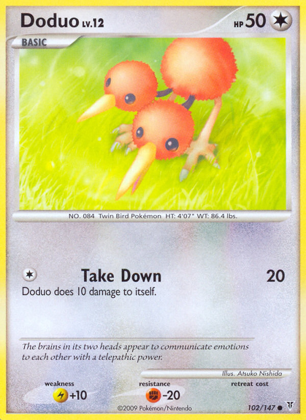 Doduo (102/147) [Platinum: Supreme Victors] | Shuffle n Cut Hobbies & Games