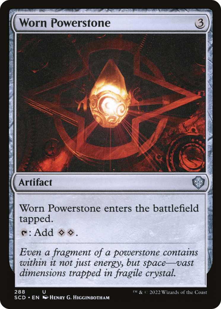 Worn Powerstone [Starter Commander Decks] | Shuffle n Cut Hobbies & Games