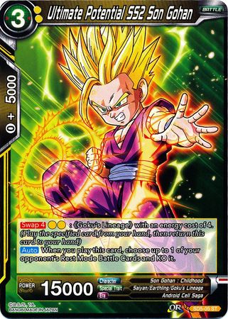 Ultimate Potential SS2 Son Gohan (Starter Deck - The Crimson Saiyan) (SD5-05) [Colossal Warfare] | Shuffle n Cut Hobbies & Games