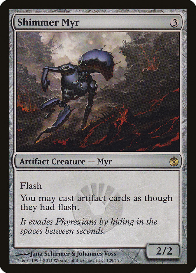 Shimmer Myr [Mirrodin Besieged] | Shuffle n Cut Hobbies & Games