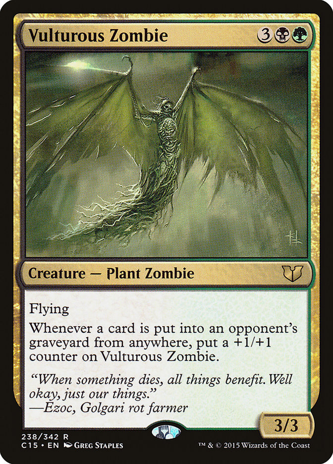 Vulturous Zombie [Commander 2015] | Shuffle n Cut Hobbies & Games