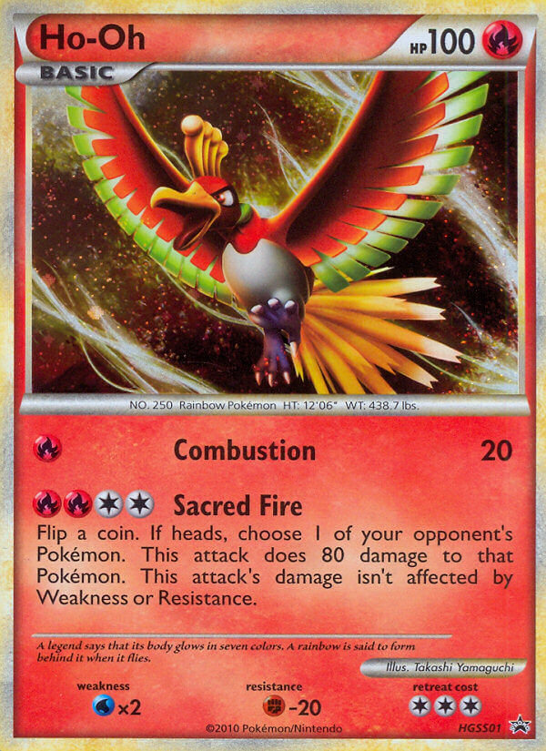 Ho-Oh (HGSS01) [HeartGold & SoulSilver: Black Star Promos] | Shuffle n Cut Hobbies & Games