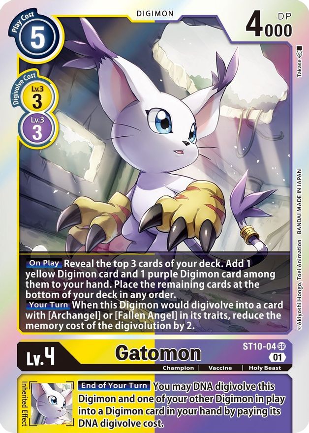 Gatomon [ST10-04] [Starter Deck: Parallel World Tactician] | Shuffle n Cut Hobbies & Games