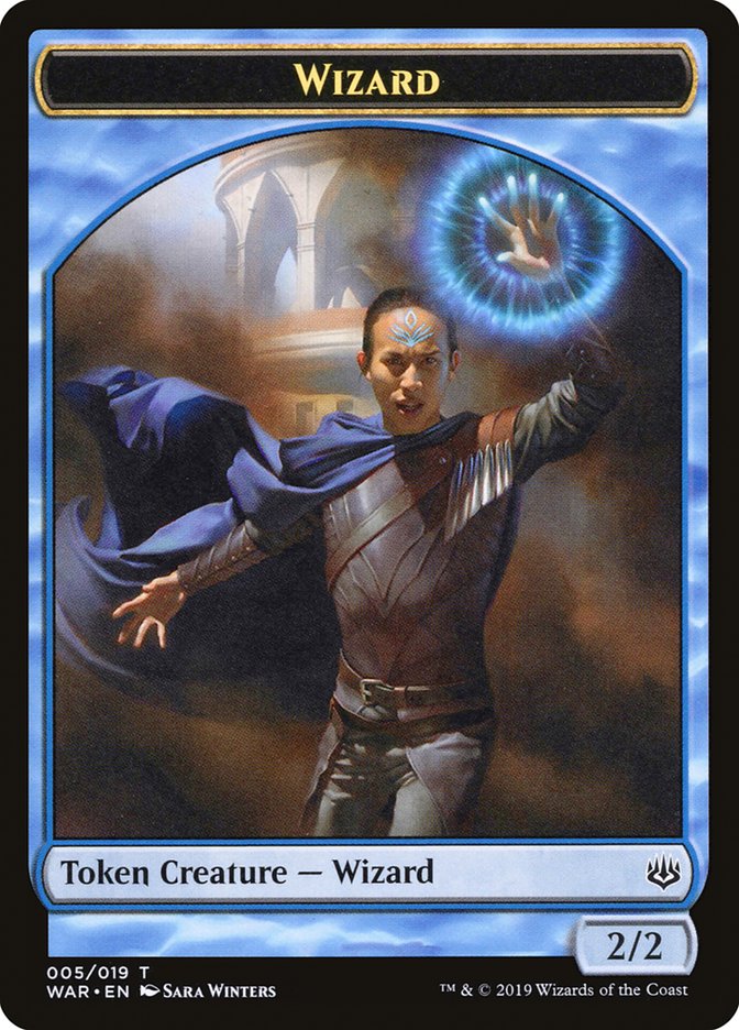 Wizard Token [War of the Spark Tokens] | Shuffle n Cut Hobbies & Games