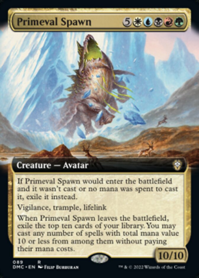 Primeval Spawn (Extended Art) [Dominaria United Commander] | Shuffle n Cut Hobbies & Games