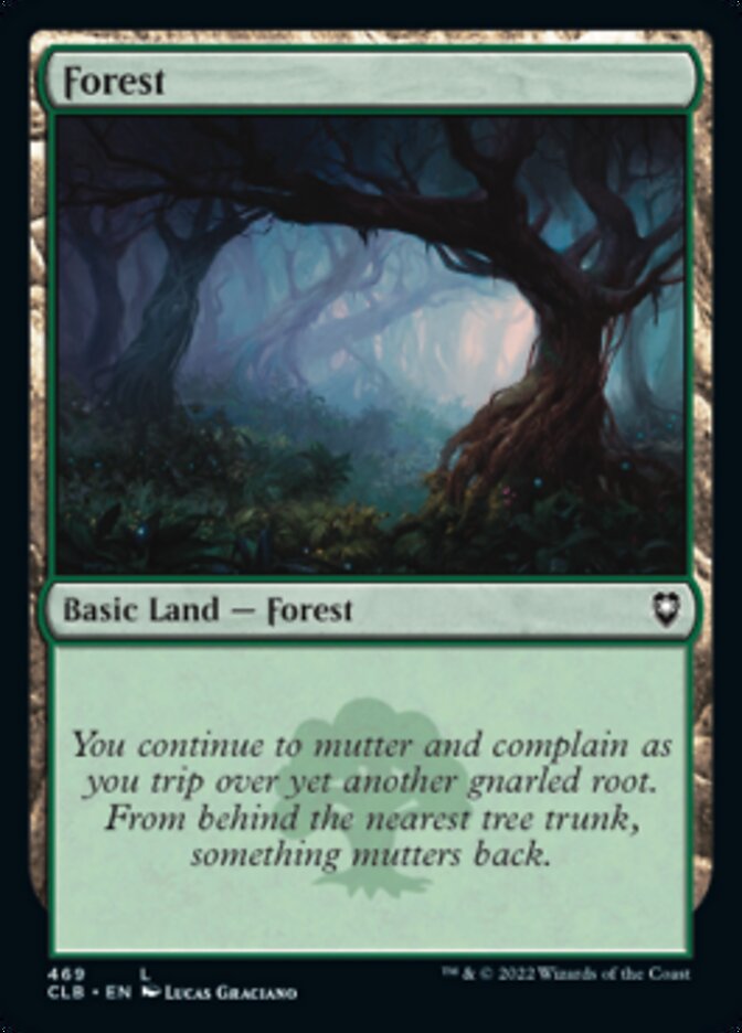 Forest (469) [Commander Legends: Battle for Baldur's Gate] | Shuffle n Cut Hobbies & Games