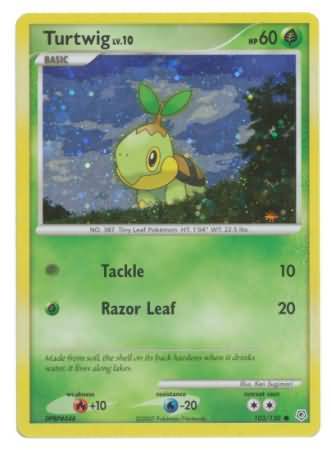 Turtwig (103/130) (Cosmos Holofoil) [Diamond & Pearl: Base Set] | Shuffle n Cut Hobbies & Games