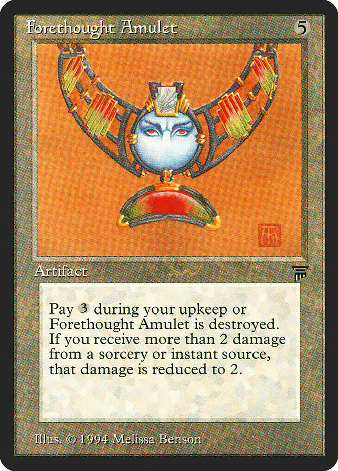 Forethought Amulet [Legends] | Shuffle n Cut Hobbies & Games