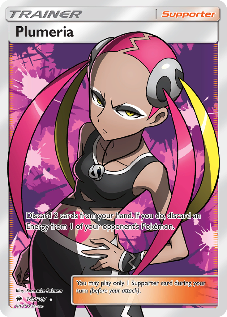 Plumeria (145/147) [Sun & Moon: Burning Shadows] | Shuffle n Cut Hobbies & Games