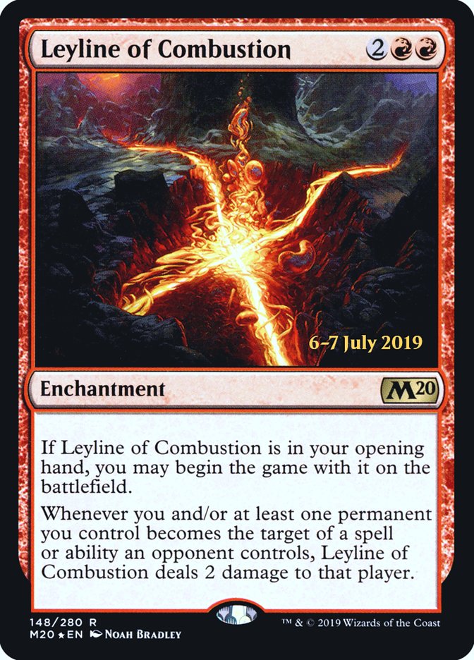 Leyline of Combustion [Core Set 2020 Prerelease Promos] | Shuffle n Cut Hobbies & Games