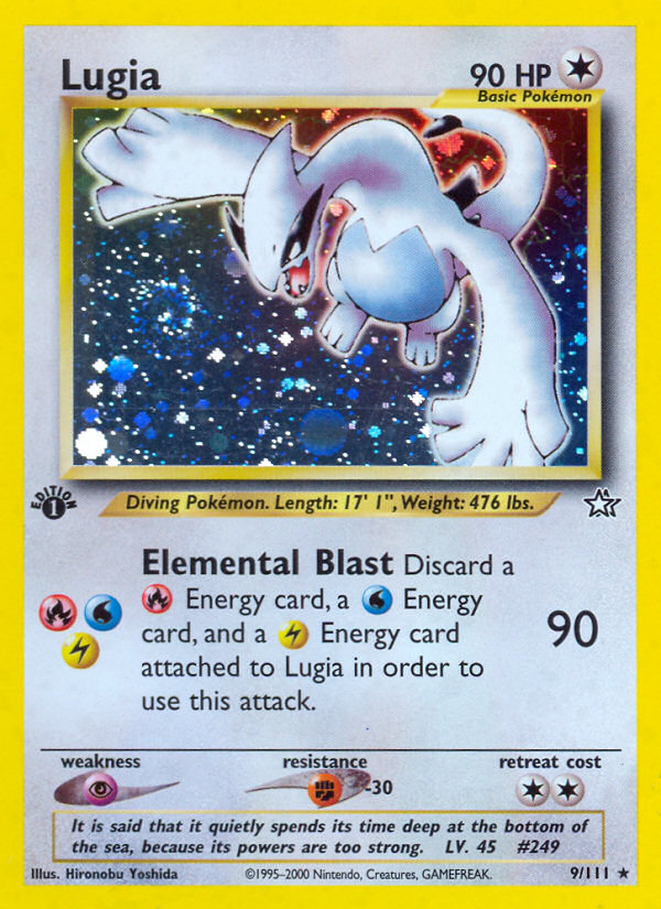 Lugia (9/111) [Neo Genesis 1st Edition] | Shuffle n Cut Hobbies & Games