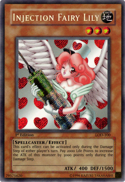 Injection Fairy Lily [LOD-100] Secret Rare | Shuffle n Cut Hobbies & Games