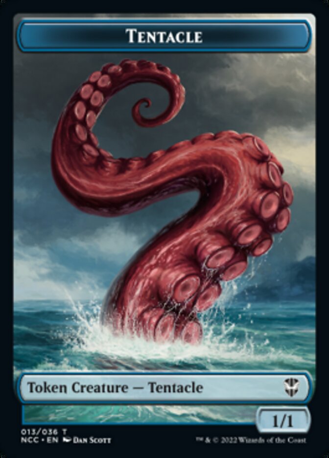 Tentacle // Clue Double-Sided Token [Streets of New Capenna Commander Tokens] | Shuffle n Cut Hobbies & Games