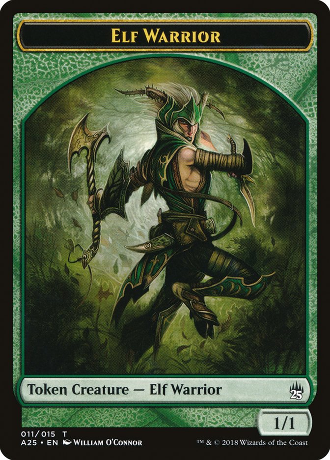 Elf Warrior Token [Masters 25 Tokens] | Shuffle n Cut Hobbies & Games