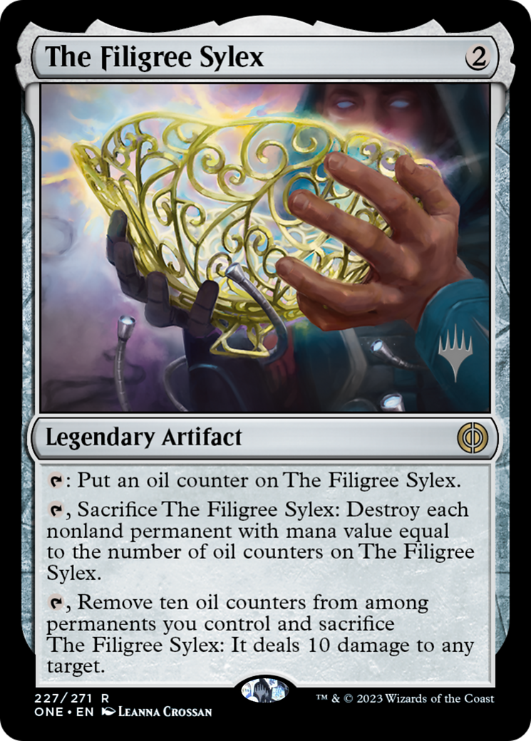 The Filigree Sylex (Promo Pack) [Phyrexia: All Will Be One Promos] | Shuffle n Cut Hobbies & Games