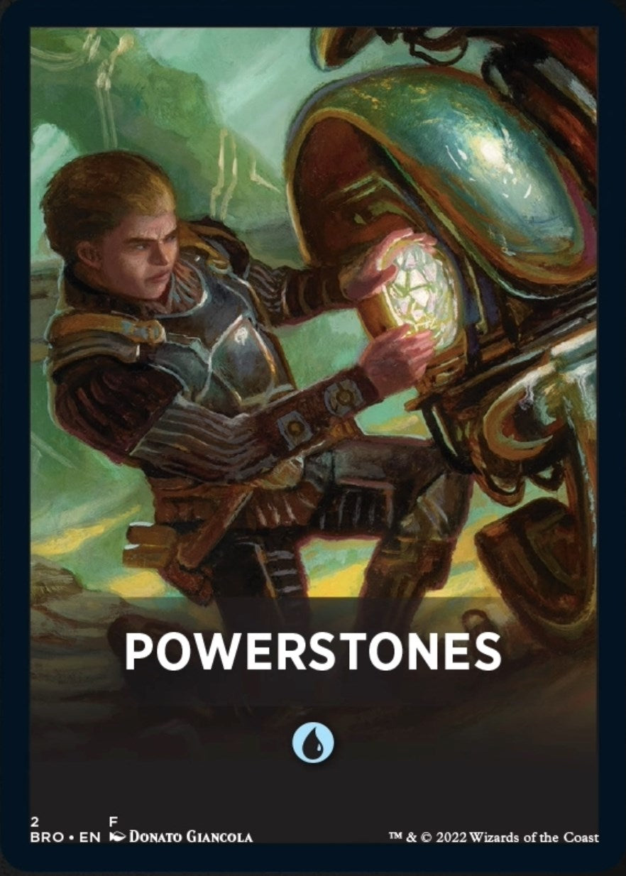 Powerstones Theme Card [The Brothers' War Tokens] | Shuffle n Cut Hobbies & Games