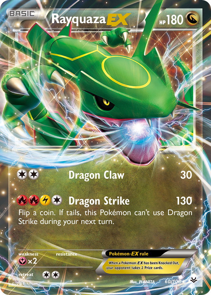 Rayquaza EX (60/108) [XY: Roaring Skies] | Shuffle n Cut Hobbies & Games