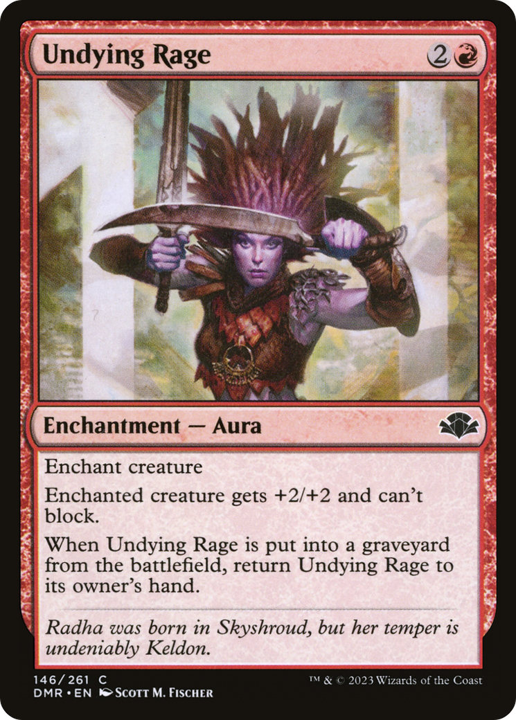 Undying Rage [Dominaria Remastered] | Shuffle n Cut Hobbies & Games