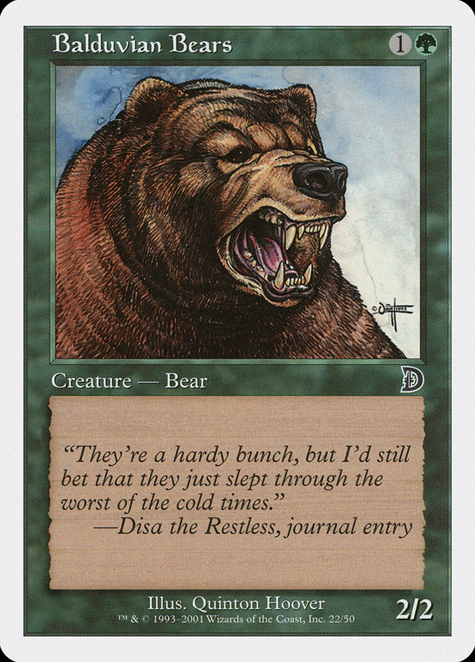 Balduvian Bears [Deckmasters] | Shuffle n Cut Hobbies & Games