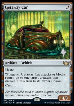 Getaway Car (Promo Pack) [Streets of New Capenna Promos] | Shuffle n Cut Hobbies & Games