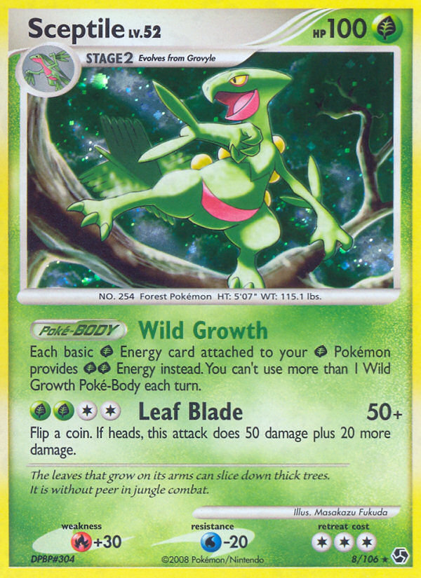 Sceptile (8/106) [Diamond & Pearl: Great Encounters] | Shuffle n Cut Hobbies & Games