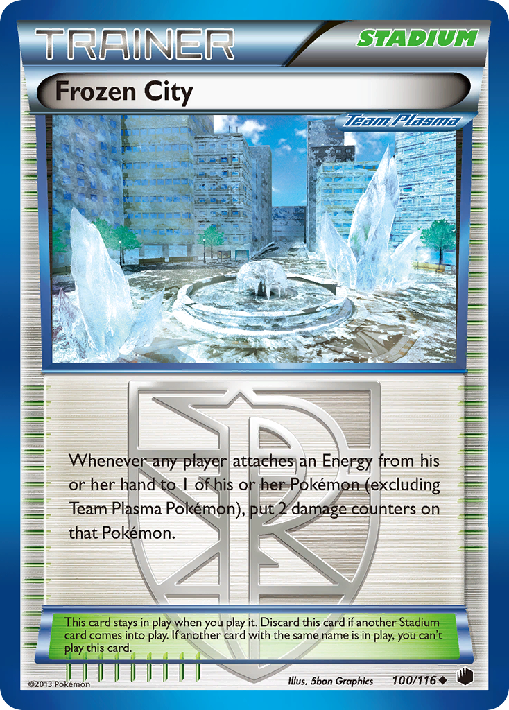 Frozen City (100/116) [Black & White: Plasma Freeze] | Shuffle n Cut Hobbies & Games