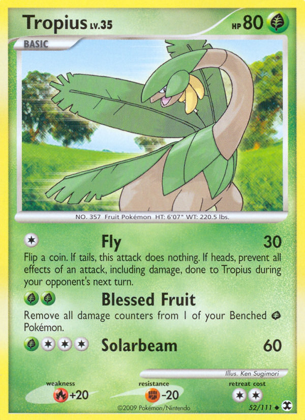 Tropius (52/111) [Platinum: Rising Rivals] | Shuffle n Cut Hobbies & Games