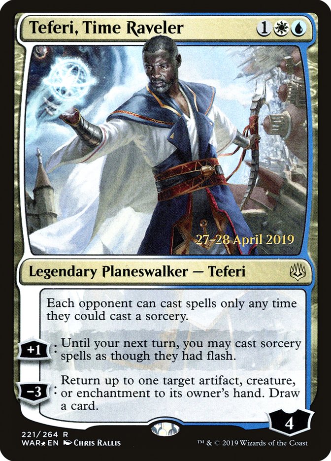 Teferi, Time Raveler [War of the Spark Prerelease Promos] | Shuffle n Cut Hobbies & Games