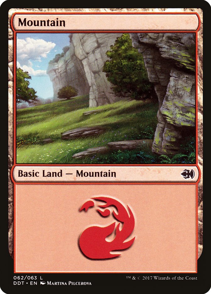 Mountain (62) [Duel Decks: Merfolk vs. Goblins] | Shuffle n Cut Hobbies & Games