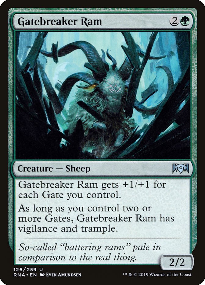 Gatebreaker Ram [Ravnica Allegiance] | Shuffle n Cut Hobbies & Games