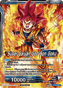 Super Saiyan God Son Goku // SSGSS Son Goku, Soul Striker Reborn (P-211) [Collector's Selection Vol. 2] | Shuffle n Cut Hobbies & Games