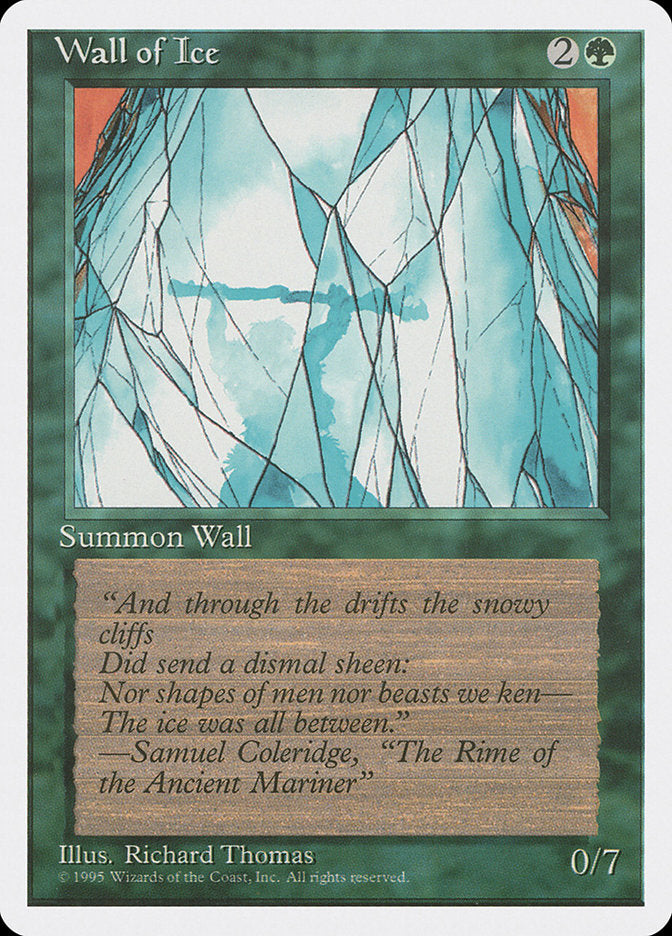 Wall of Ice [Fourth Edition] | Shuffle n Cut Hobbies & Games