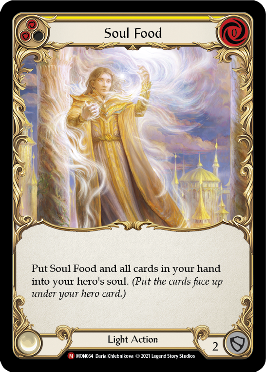 Soul Food (Rainbow Foil) [MON064-RF] 1st Edition Rainbow Foil | Shuffle n Cut Hobbies & Games