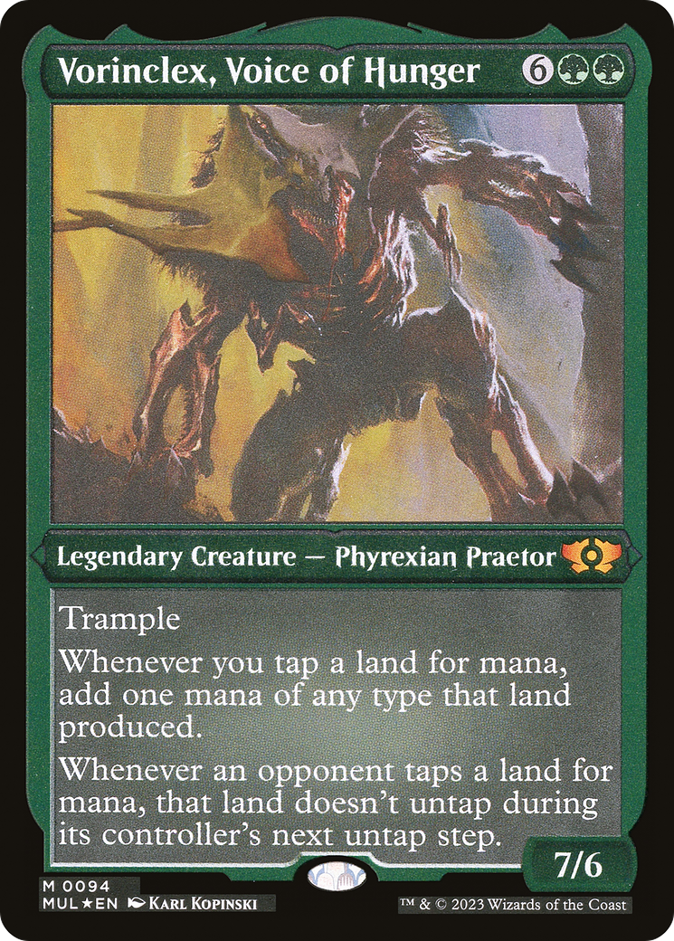 Vorinclex, Voice of Hunger (Foil Etched) [Multiverse Legends] | Shuffle n Cut Hobbies & Games