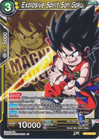 Explosive Spirit Son Goku [BT3-088] | Shuffle n Cut Hobbies & Games